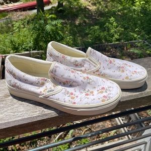 Vans Floral Slip Ons